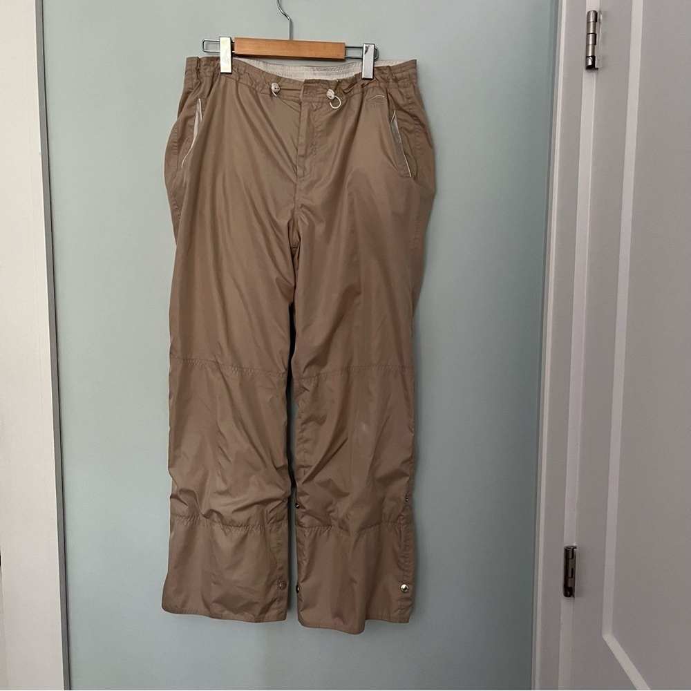 Vintage Oleg Cassini Sport Cinch-able Adjustable Hem Technical Pants